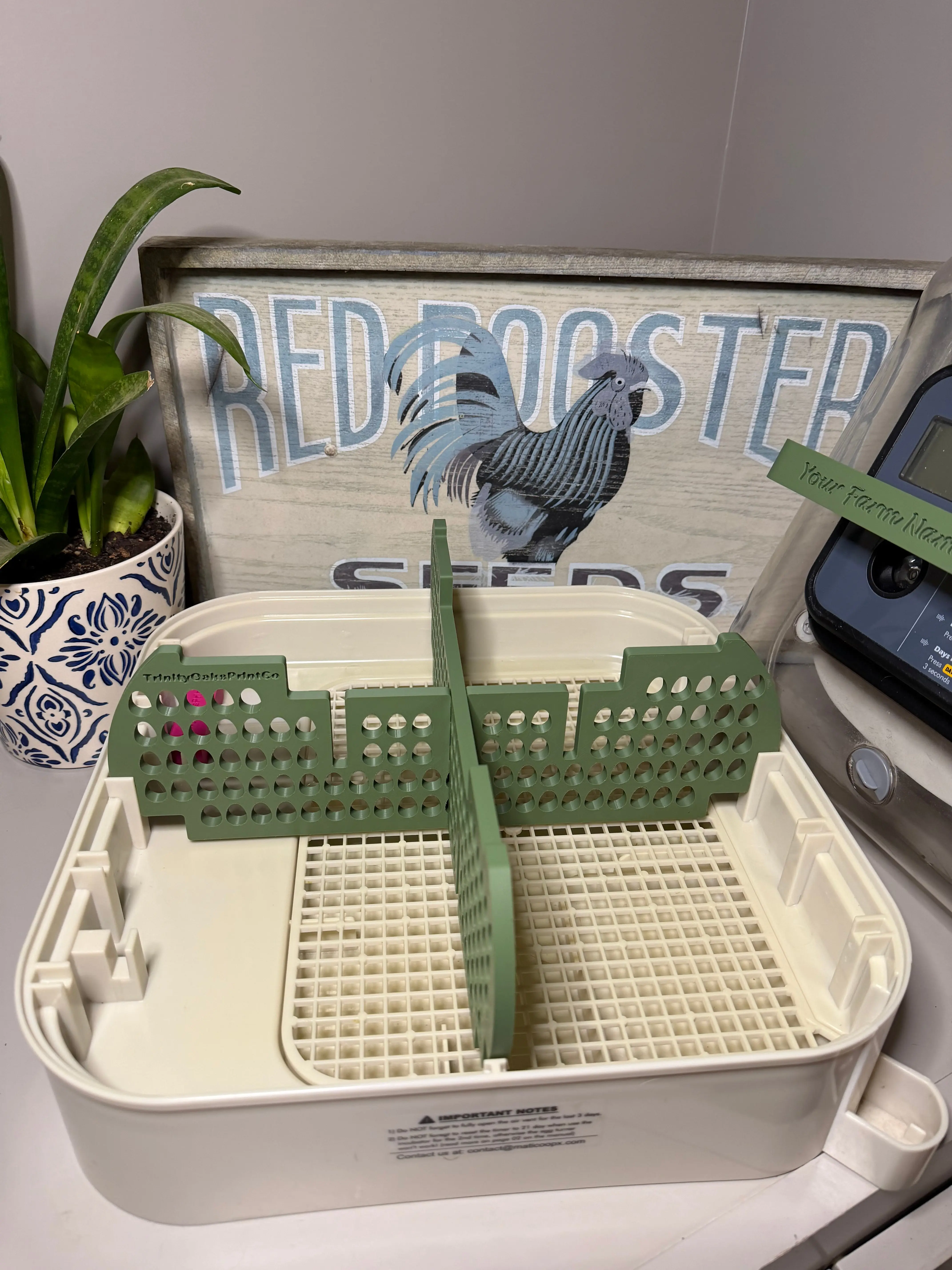 Hatching Dividers for Maticoopx 20 & 30 | 3D-Printed Hatching Egg Separators