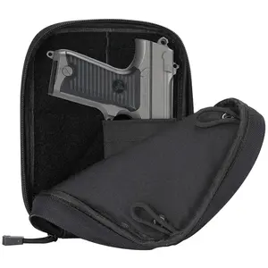 Concealed Gun Pouch, Carry Pistol Holster Fanny Pack Waist Bag for Handgun with Belt Loops