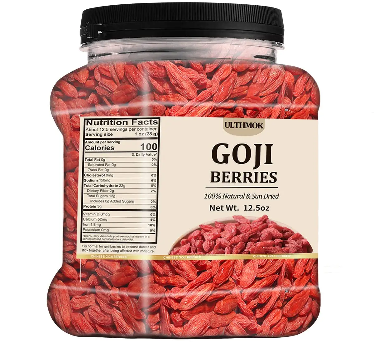Dried Goji Berries 12.5oz No Additives Selected Goji Berry for Tea Baking Dry Fruit Snack Dried Goji Berries 12.5oz No Additives Selected Goji Berry for Tea Baking Dry Fruit Snack