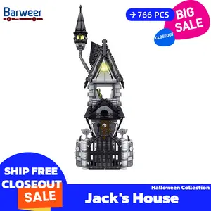 [BARWEER](SHIP FREE) Jack's House Halloween Collection Closeout Sale 766 PCS Toys Bricks Gift