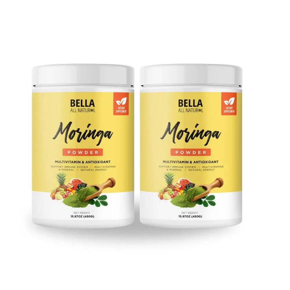 2 Pack Bella All Natural Moringa Powder