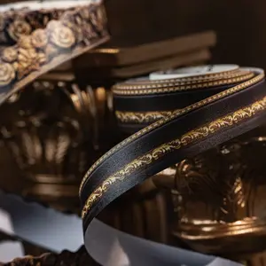 200cm Baroque Series Decorative Tape, Adhesive for DIY Crafts, DIY Projects, Creative Collage Material for Notebooks, Water Bottles, Scrapbooks, Scrapbooking & More