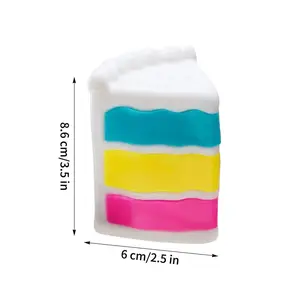 Peace O' Cake Squishy Stress Relief Squeeze Toy Soft Stretch Fidget Sensory Toys For All Ages