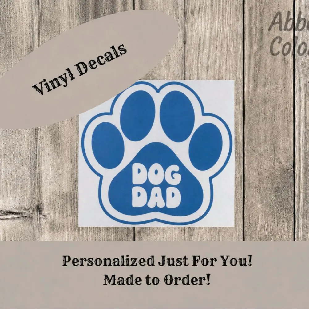 Paw Print - Dog Dad Decal