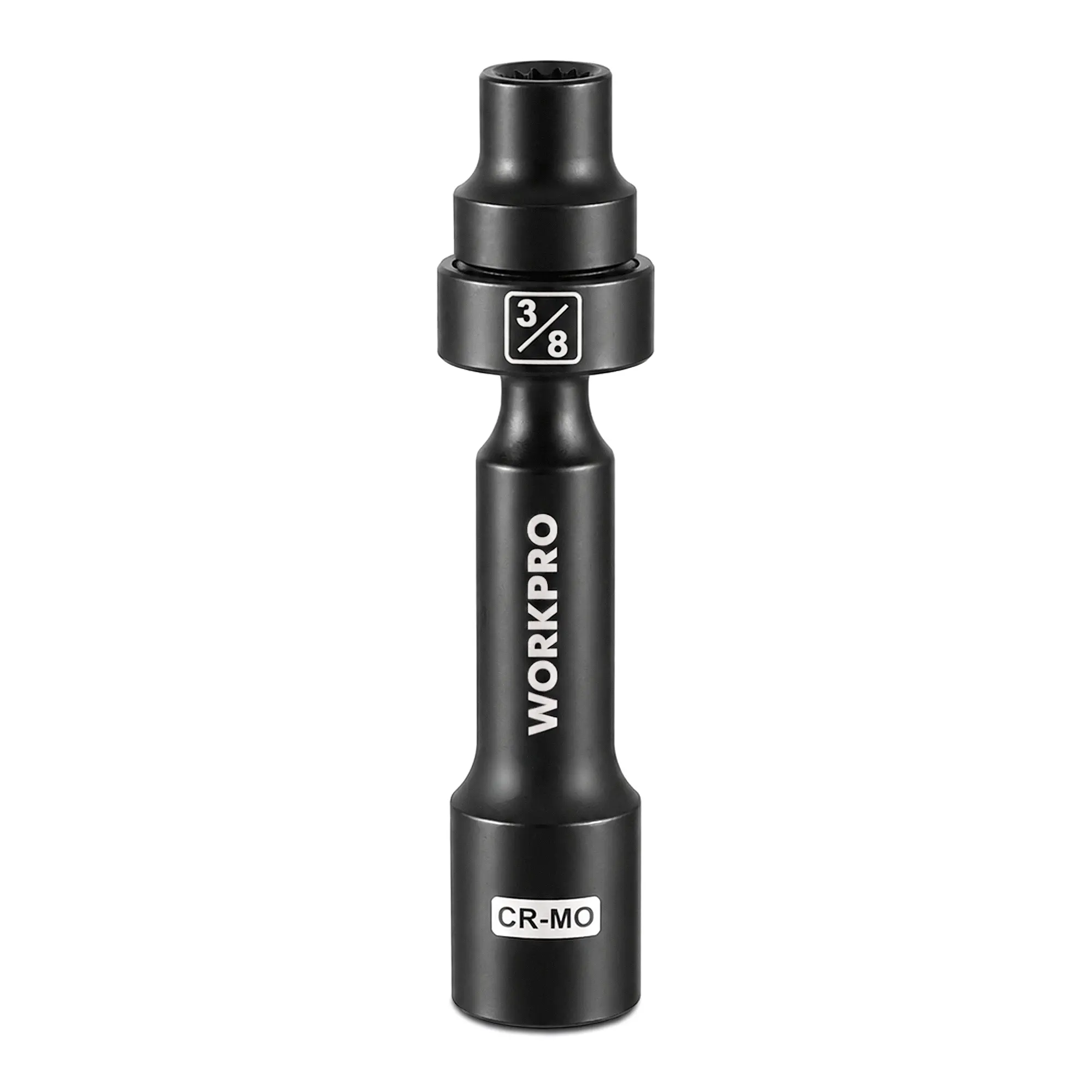 #Summersales WORKPRO Driveline Socket | 12-Point SAE Swivel Socket, CR-MO Steel Driveline Limited Clearance Socket Set for Automotive and Mechanical Use