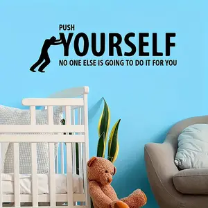 2 pcs Motivational Quotes, Wall Decals to Boost Your Drive, Success Wall Decals, Art Vinyl Office Decorations, Wall Decor, Classroom, Gym, Fitness Murals