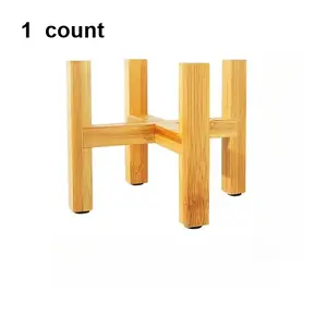 Small and durable tray-type plant pot stand, sturdy independent bonsai stand, indoor accessory, home and garden display stand，1  count