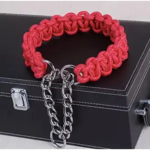 Red Rope chain collar