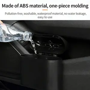 Car Trash Can Door Card Hanging Multi-Functional Large Capacity Storage Bucket, Car Interior Umbrella Holder Organizer