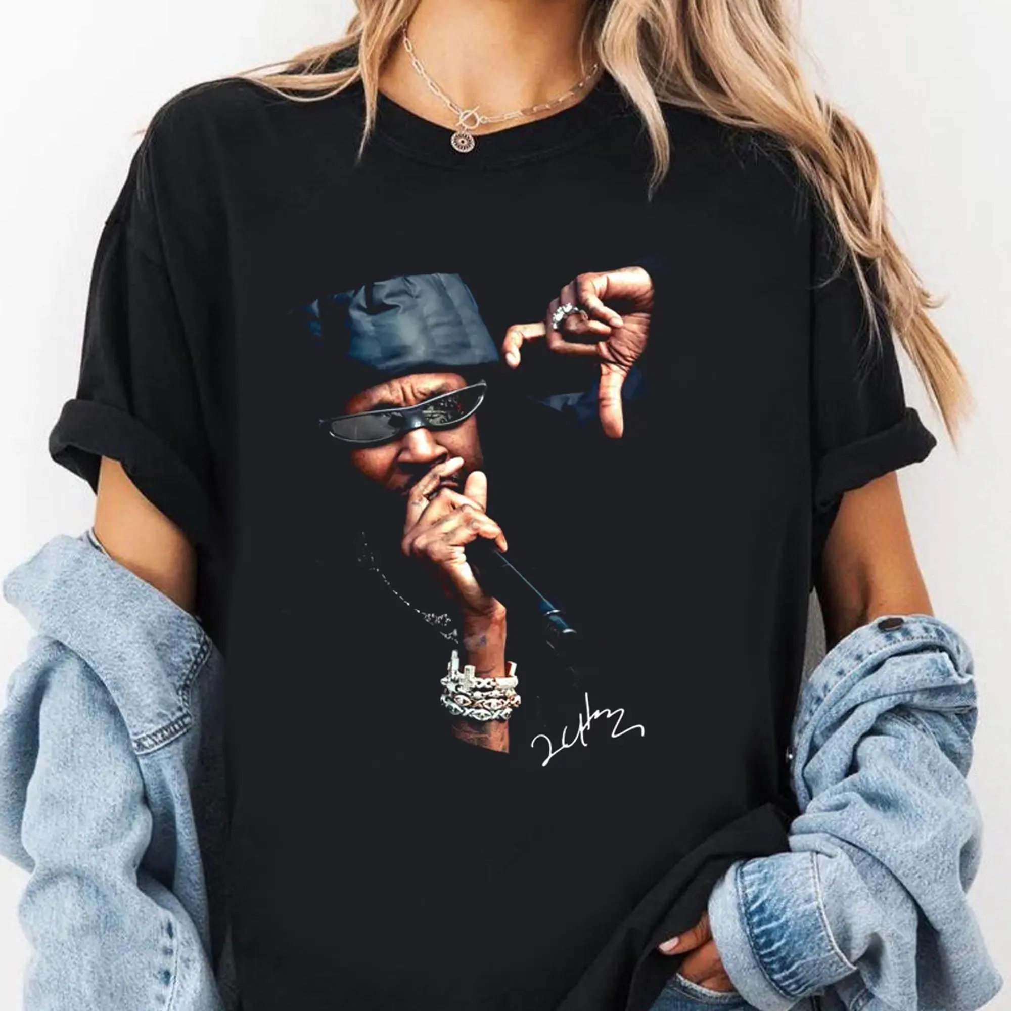 2 chainz shirt, Rapper T-Shirt Fan Drop Graphic Tee – Front Print Streetwear Shirt S–5XL