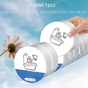 One-time compressed bath towel travel set! Super absorbent, individually packaged, portable and hygienic!