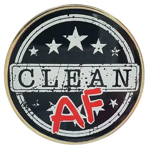 Clean AF Sobreity Medallion, Chip, Token, Coin