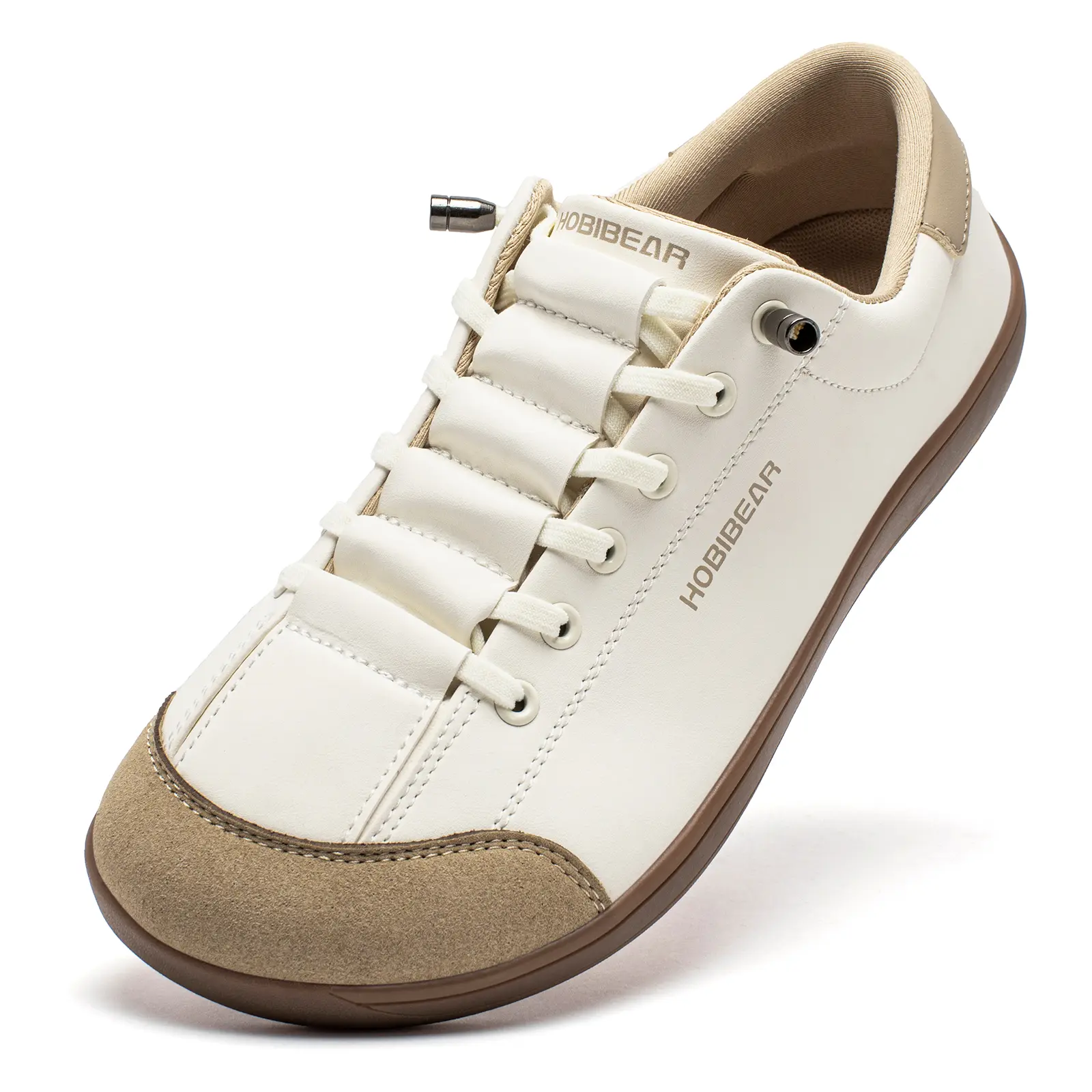 HOBIBEAR Women's Leather Barefoot Shoes - Minimalist Fashion Casual Trainers with Wide Toe Box, 0-Drop Flexible Sole for Walking, Chic Casual Trainers HOBIBEAR Women's Leather Barefoot Shoes - Minimalist Fashion Casual Trainers with Wide Toe Box, 0-Drop Flexible Sole for Walking, Chic Casual Trainers