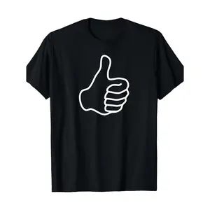Thumb up T-shirt 220g 100% cotton T-shirt