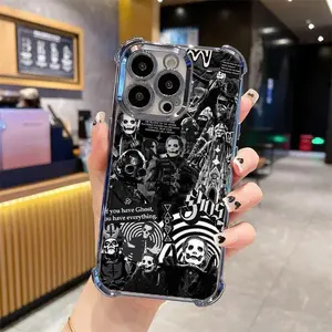Ghost Band Phone Case, Skeletour World Tour Gift For Fan Phone Accessories For iPhone17 Pro Max Air 16 15 14 13 12 11 & Samsung Galaxy S25 Ultra S24 S23 S22 S21 Plus #IPWSJ18
