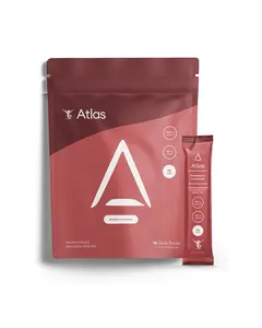 Atlas Zero-Sugar Electrolyte Drink Mix – Strawberry Lemonade Hydration Sachets (16 Pack)