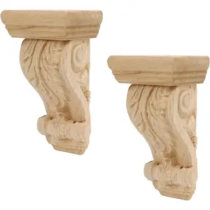 Wood Decorative Corbels for Shelves and Countertops Set of 2
