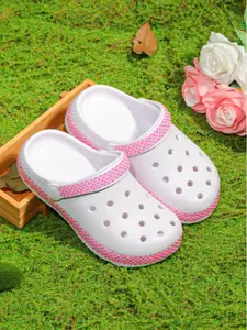 New Girls Shine Garden Clogs, Lightweight Non-Slip Design, Perfect for Outdoor Beach and Home Wear
