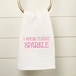 Full Color Wicked Inspired Kitchen Towel - Fluent In Sparkle