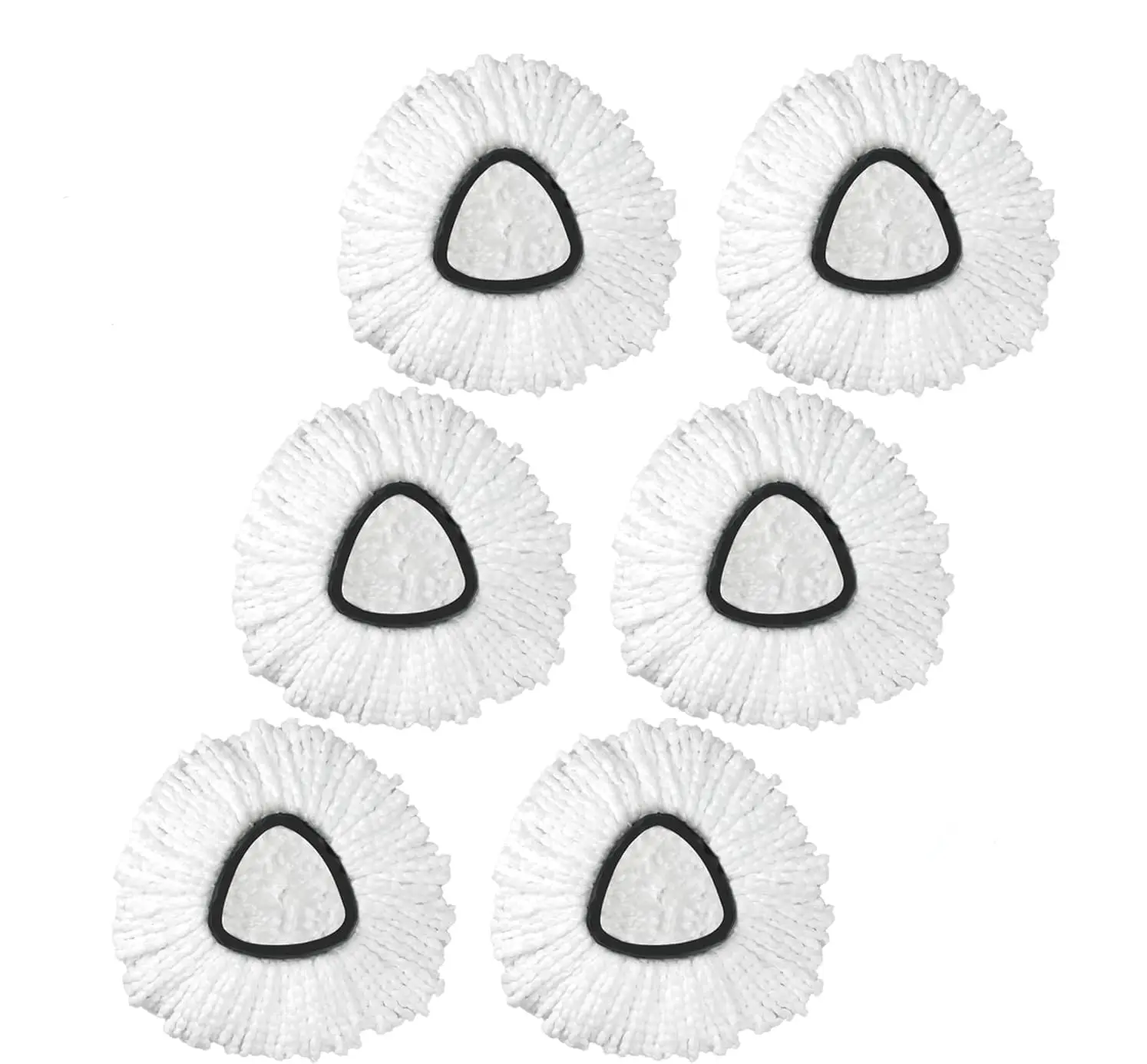 For O-Cedar EasyWring 1 Tank sYSTEM Microfiber Spin Mop Heads Refills for Smooth Surface Floors Durable Machine Washable for O cedar Replacement