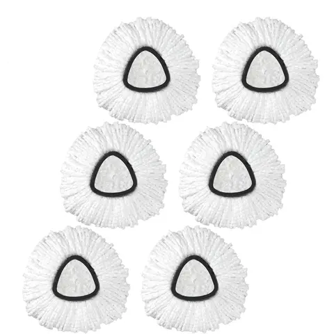 For O-Cedar EasyWring 1 Tank sYSTEM Microfiber Spin Mop Heads Refills for Smooth Surface Floors Durable Machine Washable for O cedar Replacement