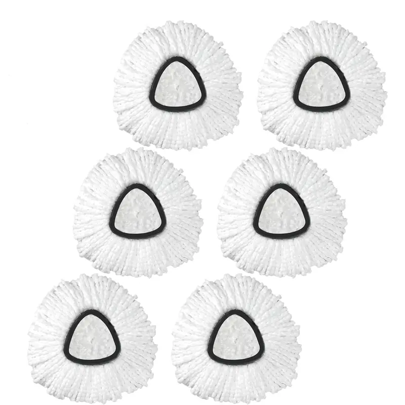 For O-Cedar EasyWring 1 Tank sYSTEM Microfiber Spin Mop Heads Refills for Smooth Surface Floors Durable Machine Washable for O cedar Replacement