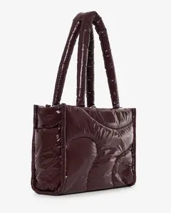 Limited Edition: The Midi Drift Tote - Black Cherry