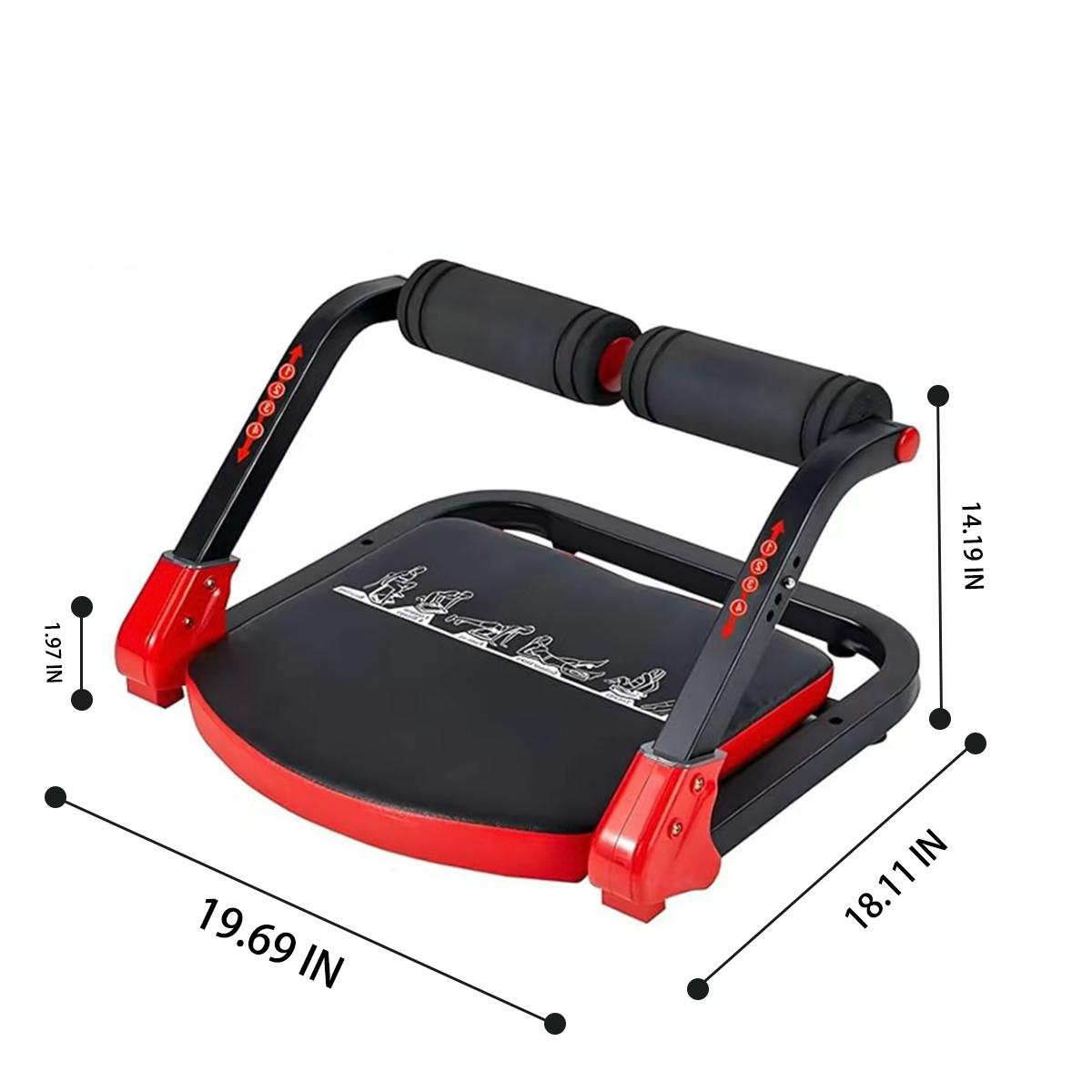 Ab Machine Sit Up Bench with Adjustable Resistance Foldable Ab Crunch Machine for Home Gym Core Workout Stomach Exercises Compact Storage back  extension  machine