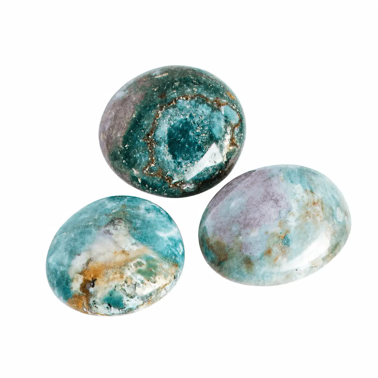 TINY RiTUALS AAA Premium Quality Ocean Jasper Palm Stone - Decorative Stone, Gift-Ready, Multi-Size, Natural Hues