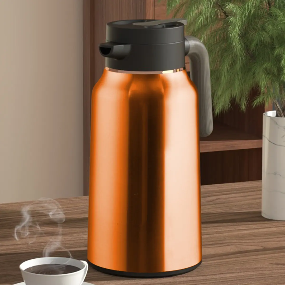 Thermal Coffee Carafe 67.6 Oz/ 2L, Insulated Stainless Steel Carafe for Hot  & Cold Drinks, Perfect for Parties & Daily Use - TikTok Shop