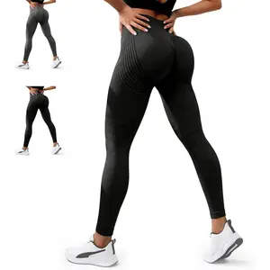 Anti Cellulite Compression 3D Leggings Women Butt Lifting Tummy Control with Resistance Bands Gym Yoga Pants High Waist
