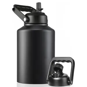 Civago Insulated Water Bottle with Straw, Stainless Steel Sports Water Bottle, Unisex Thermal Flask, Perfect for Men and Women