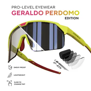 The Domo Shield — Professional Baseball Sunglasses with Precision Instant Electronic Tint Control by Chamelo