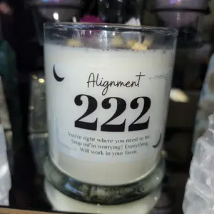 222 "Alignment" Angel Number Candle