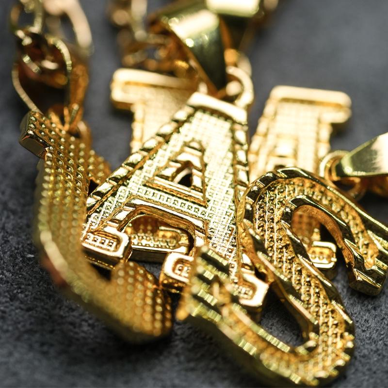 Charm Trendy 18K Gold Plated Initial Necklace for Women and Men,26 Letter Capital Monogram Pendant Necklace, Personalized Simple Elegant Jewelry ,Ideal Gift for Girlfriend on Birthday/Valentine's Day/Anniversary/Everyday,Exquisite Daily Outfit Decor