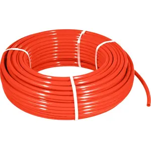 1000Ft PEX pipe 1/2 "PEX pipe Oxygen proof floor PEX pipe Radiant heating floor Heating water supply and drainage cold and hot water pipes, resistant to aging, frost, heat, and no cracking or leakage