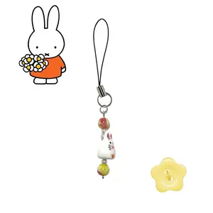Y2K Aesthetic Miffy Bunny Phone Charm/ Keychain (with freebies!) Accessories Handmade
