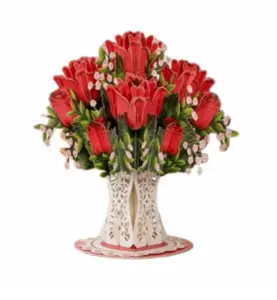 Mother's Day 3d Pop Up Bouquet Flower Card