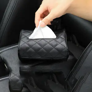 Car Tissue Box, Creative Car Tissue Holder, Car Sun Visor Seat Back Hanging Tissue Box, Car Interior Accessories for Women & Men