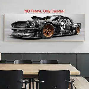 Car Pattern Canvas Poster without Frame, Creative Artistic Canvas Painting, Wall Art Decor for Home Living Room Bedroom Office, Home Decor