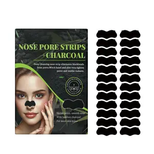 Deep Cleansing Nose Patch Strips, Nasal Patch, Bamboo Charcoal Blackhead Removal, Gentle Alcohol-Free & Fragrance-Free Peel-Off Facial Mask, Perfect Christmas Gift