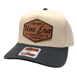 Unc Hat - In My Unc Era - Certified Unc Funny Millennial Genx  Themed Trucker Patch Hats For Unc