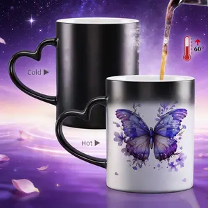 Dreamy Purple Butterfly Color-Changing Mug