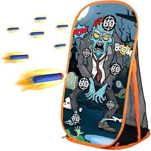 SQ-OGP002 Shooting Games Targets Compatible with Toy Foam Blaster Balls Popper, Ideal Festival Birthday Toys for Boys Indoor Outdoor Backyard Kids Shooting Practice