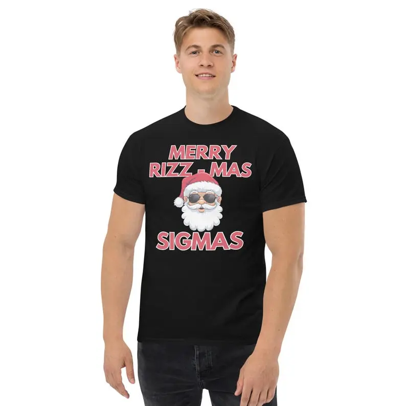 Merry Rizz Mas Sigmas - Funny Middle School Christmas Shirt