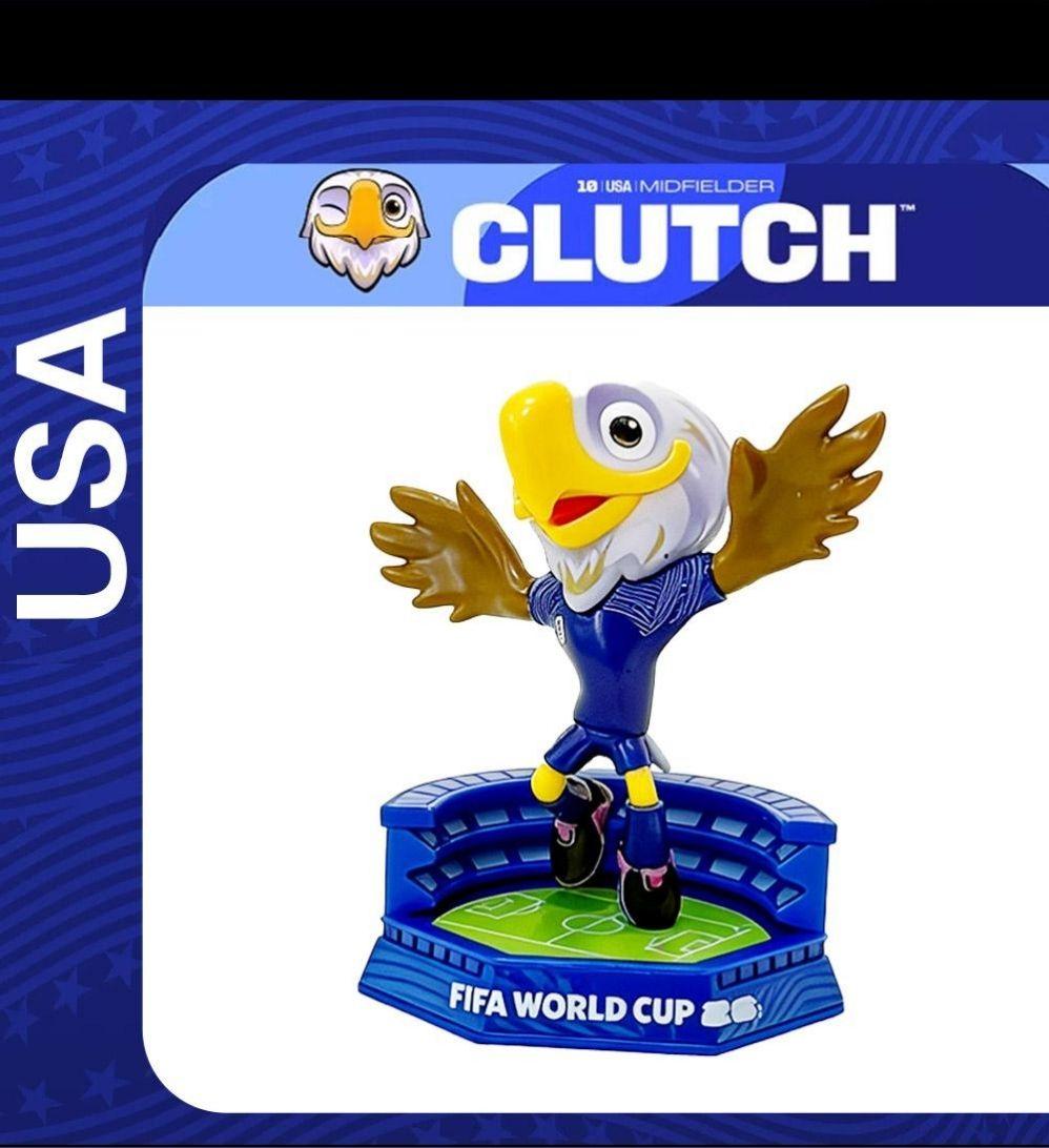 FIFA World Cup 2026 Set of 3 Collectible Mascot Figurines Clutch, Zayu and Maple