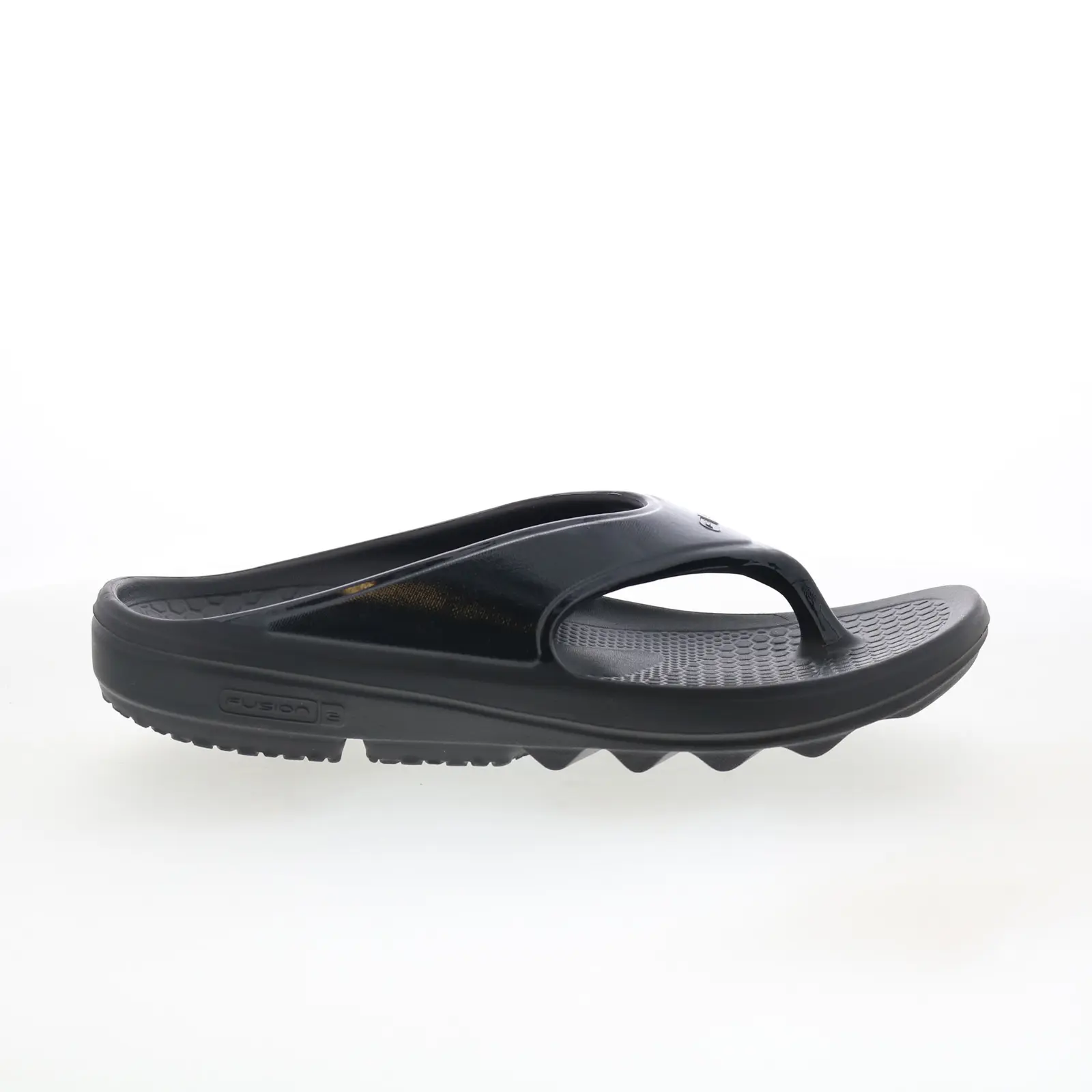 Spenco Fusion 2 Fade 20237 Mens Black Synthetic Flip-Flops Sandals Shoes