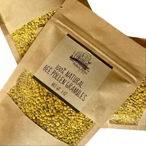 Raw Ohio Wildflower Bee Pollen Granules 100% Natural - Superfood for Enhanced Energy, Immunity, and Digestion in Resealable Pouch - Vitamin Rich Dietary Healthcare