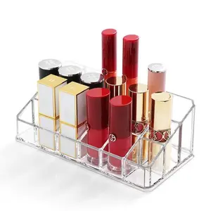Lipstick Holder 18 Spaces Lipgloss Organizer, 3 Rows - Multi Level, Makeup Holder &  Storage Display
