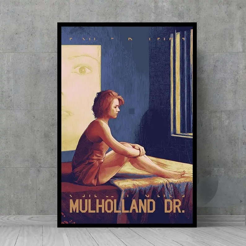 Mulholland Drive Movie Poster - Wall Art - Vintage Posters - Retro Wall Decor